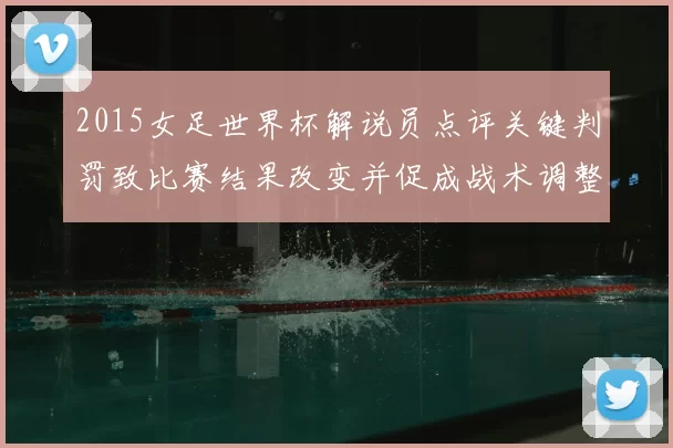 2015女足世界杯解说员点评关键判罚致比赛结果改变并促成战术调整